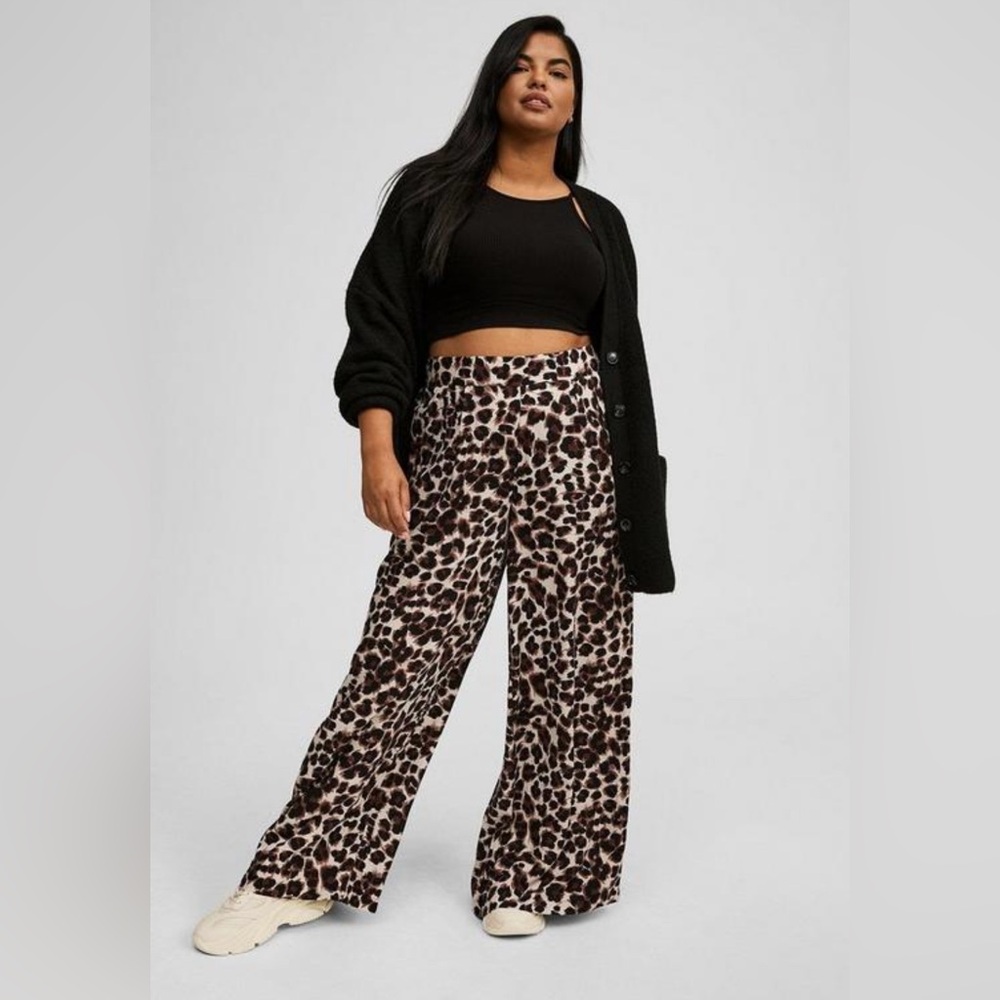 Torrid Animal Print Trousers